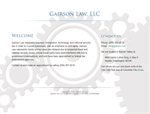 Tablet Screenshot of gairson.com